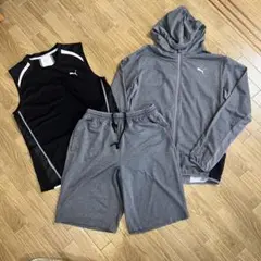 PUMA ジャージ セットアップ ハーフパンツ Mサイズ