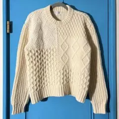 JOURNAL STANDARD アイボリー ケーブルニットセーター