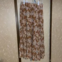 UNIQLO ユニクロ PAUL&JOEフラワープリント ロングスカート