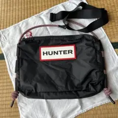 HUNTER ブラック ショルダーバッグのサムネイル