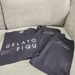 ジェラートピケ 2023 福袋 ルームウェア 上下 3点 グレー フリー 新品