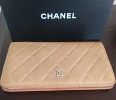 CHANEL　マトラッセ長財布