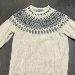 SEASON REASON ノルディック柄セーター LL