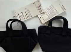 MUJI 帆布 ミニトートバッグ 2個セットのサムネイル