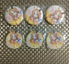 コパノリッキー　中国限定コラボ　缶バッジ&アクリルマグネット ウマ娘 中国限定 コパノリッキー 缶バッジ アクリルマグネット 3セット