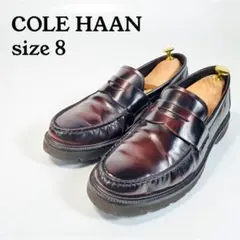 COLE HAAN　コールハーン　コインローファー(8)革靴　茶