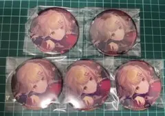 プロセカ グリ缶 グリッター缶バッジ 40b 小豆沢 こはね 5点セット