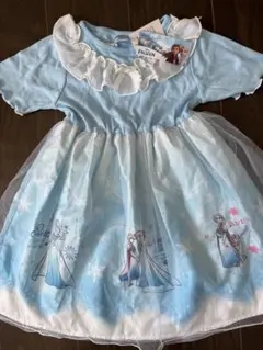 アナ雪 エルサ ワンピース 半袖 110cm