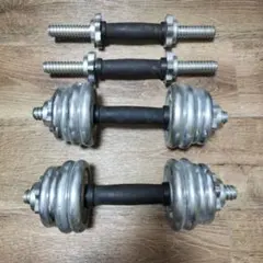 ダンベル　可変式　プレート　トレーニング　筋トレ　6kg × 2個　シャフトのサムネイル