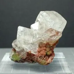 e*e様 レッドヒューランダイト&カルセドニー　原石　鉱物標本　天然石　245 e*e様 レッドヒューランダイト&カルセドニー 原石 鉱物標本 天然石 245