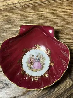 LIMOGES CASTEL リモージュ 貝殻型 トレイ 小皿