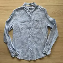 【XL】ARMANI JEANS リネンシャツ 長袖シャツ アルマーニのサムネイル