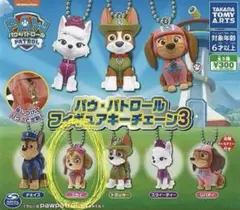 パウパトロール　スカイ　フィギュアキーチェーン3