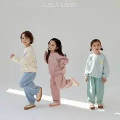 lalaland カラーパンツ 2枚セット