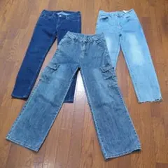 Lee、DAZYなど、レディースジーンズ3本まとめ売り