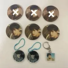 &TEAM HARUA ハルア 缶バッジ キーホルダー