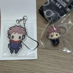呪術廻戦　めじるしアクセサリー　ぷちびっと　ストラップコレクション　虎杖悠仁