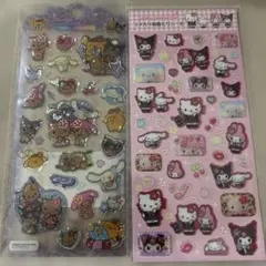 日焼けキティ　シール　制服キティ