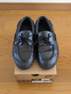 Vans レザーデッキシューズ 黒 V176CF 26.5