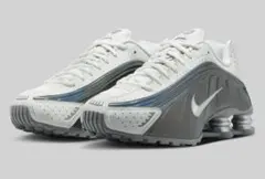 Nike Shox R4 Silver Blue スニーカー - メルカリ
