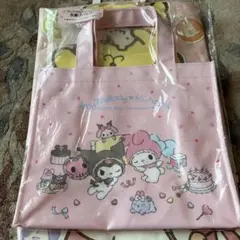 Sanrio My Melody Kuromi ラミネートトートバッグ