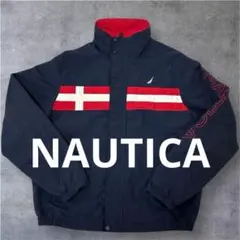 NAUTICA ナイロンジャケット　ネイビー フルジップ