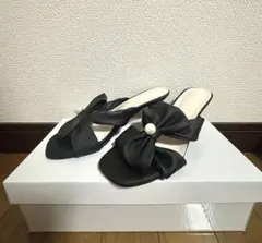 GRL パールリボンミュールサンダル 22.5cmのサムネイル