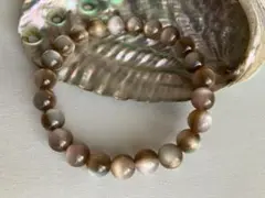 【お洒落】ムーンストーン風 ブレスレット 樹脂素材 軽い 普段使い アクセサリー