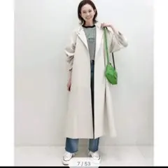 スローブイエナ　強撚OXオーバーコート◆ロングコート