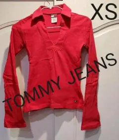 トミージーンズ 襟つきの長袖Tシャツ XS