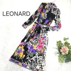 LEONARD フラワープリント 長袖ワンピース - メルカリ