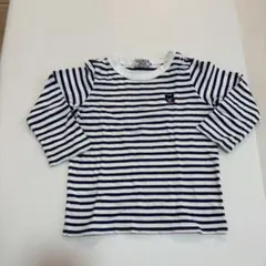 【美品】DOUBLE.B ストライプ Tシャツ 80