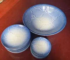 有田焼　萬永　大皿1枚　中皿5枚　小皿5枚セット