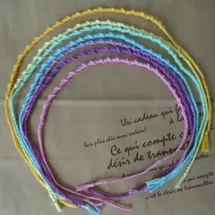 ミサンガ  ☆細め単色7本セット☆