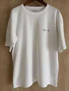 アニエスベー(agnes b.) ロゴTシャツ ホワイト S