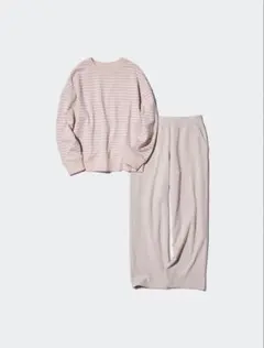 UNIQLO ユニクロ ウルトラストレッチセット ピンク Mサイズ レディース