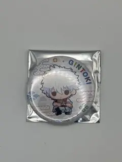 銀魂 昔の遊び ミニキャラ 缶バッジ　坂田銀時