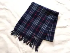 バーバリー ノバチェック　英国製マフラー