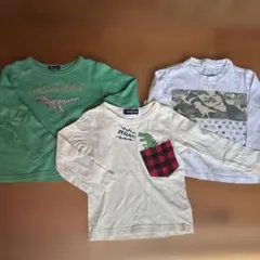 恐竜ロンT 3枚セット 100