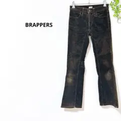 ブラッパーズ　コーデュロイフレアパンツ　日本製　S ブラウン