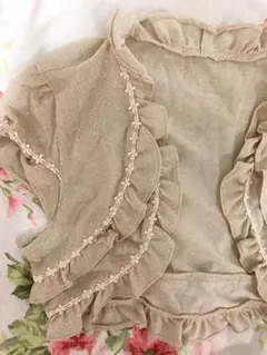 ゴールド フリルボレロ パーティー キャバドレス