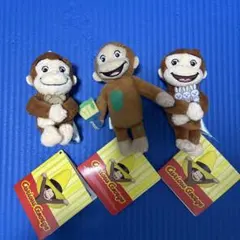 おさるのジョージ マスコット 3種セット