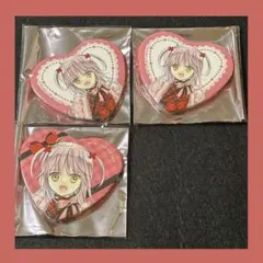 しゅごキャラ 花やしき ガラポン B賞 ほしな歌唄 ハート缶バッジ