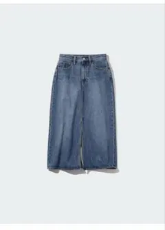 ユニクロ デニムロングスカート