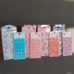 サンリオ　タイルシール　ウォーターシール ８枚セット　キティ　シナモン