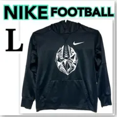 美品！ナイキ NIKE フットボール　パーカー プルオーバー　黒　フーディー
