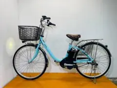 電動アシスト自転車 本体 ライトブルー バッテリー12.3ah - メルカリ