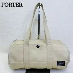 PORTER ポーター サニー ミニボストン ドラムバッグ トート ベージュ