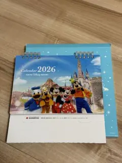 匿名配送　東京ディズニーリゾート　2026 卓上カレンダー