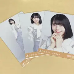 乃木坂46 増田三莉音　生写真　ビッグボウタイブラウス　コンプ